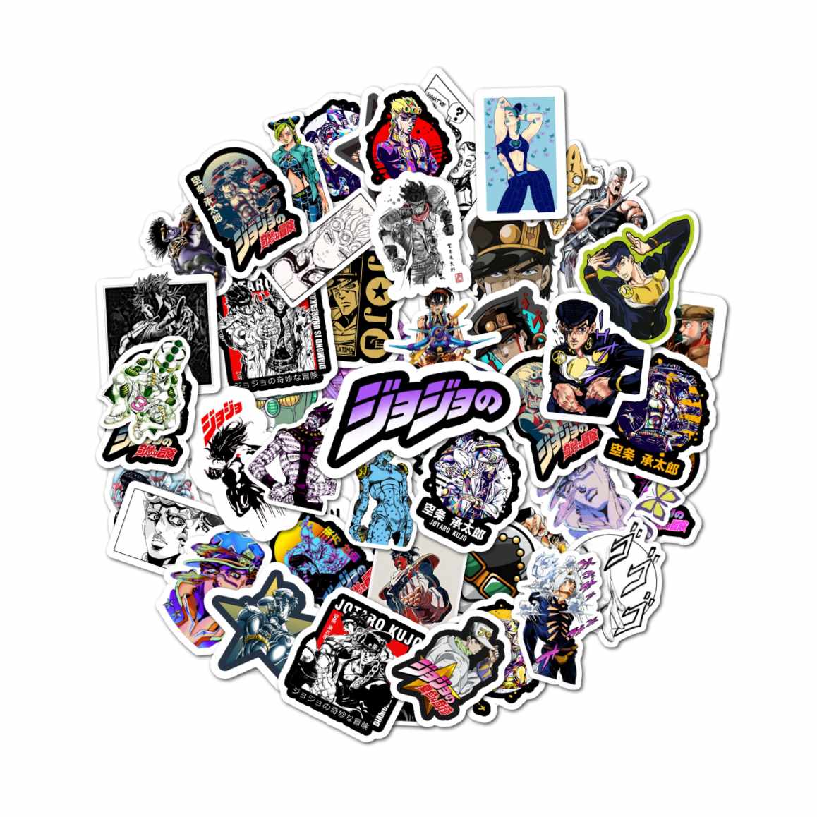 PACK 50 STICKERS JOJOS BIZARRE ADVENTURE - 1