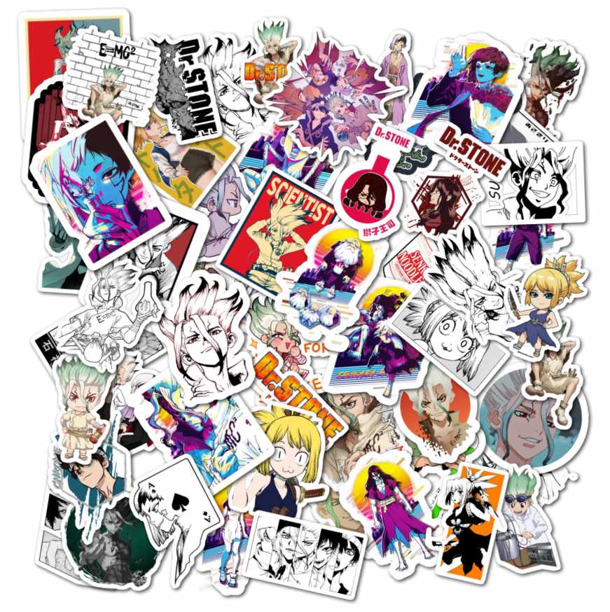 PACK 50 STICKERS DR STONE - 1