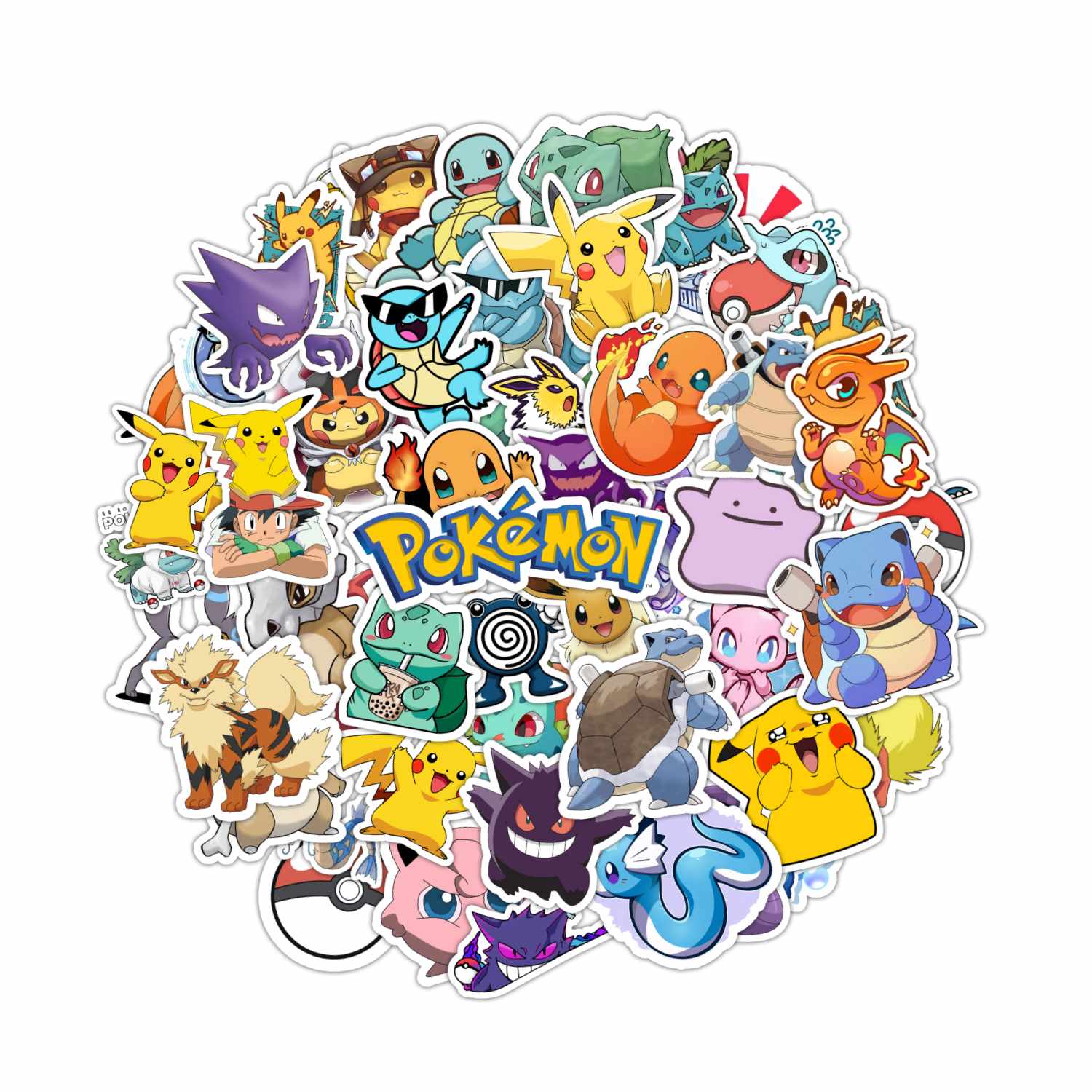 PACK 50 STICKERS POKEMON - 1