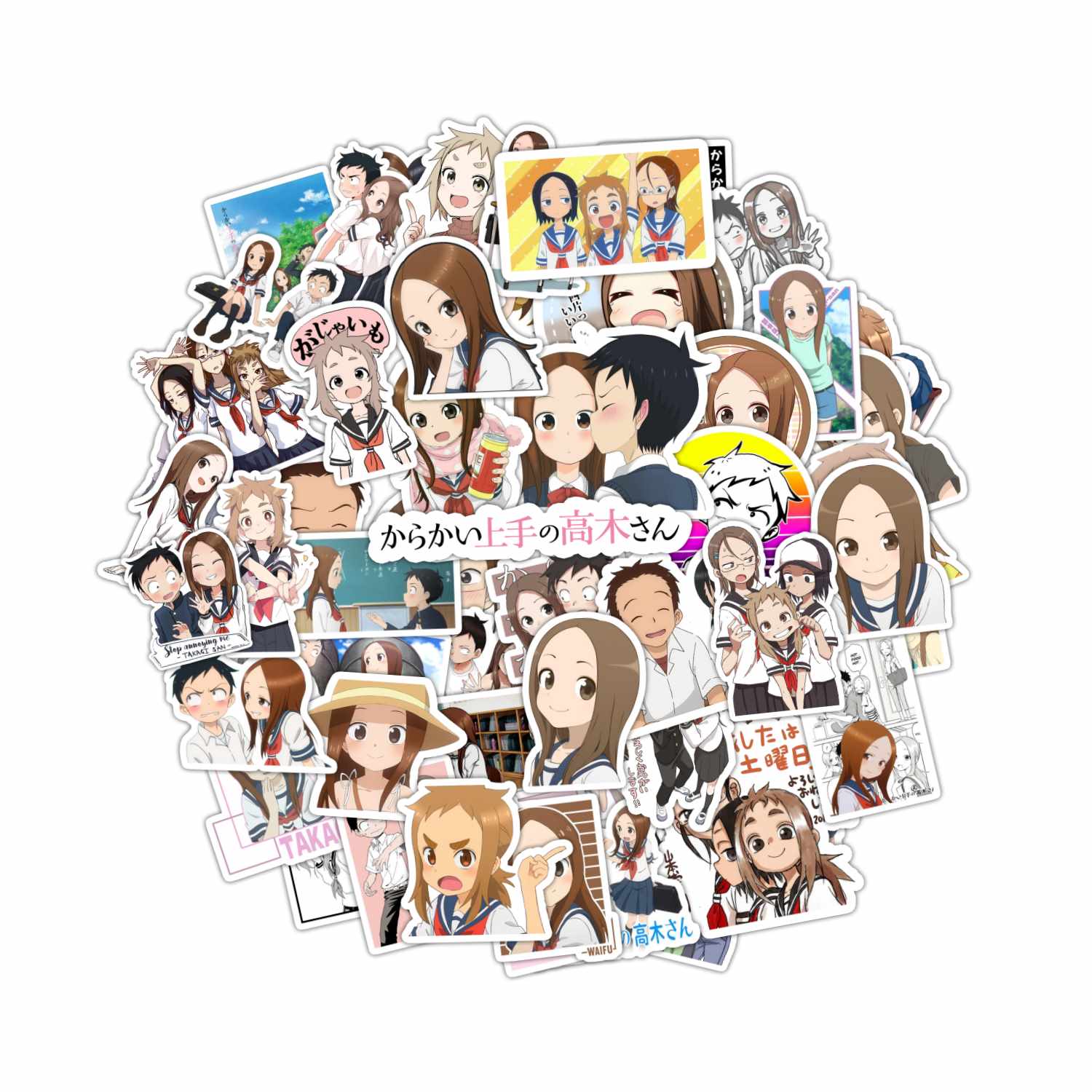 PACK 50 STICKERS KARAKAI JOZU NO TAKAGI SAN - 1