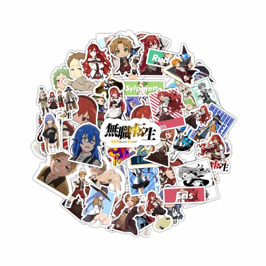 PACK 50 STICKERS MUSHOKU TENSEI - 1