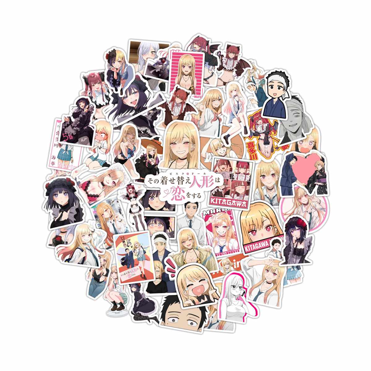 PACK 50 STICKERS SONO BISQUE DOLL DRESS MY UP DARLING - 1