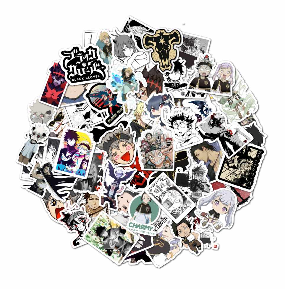 PACK 50 STICKERS BLACK CLOVER - 1