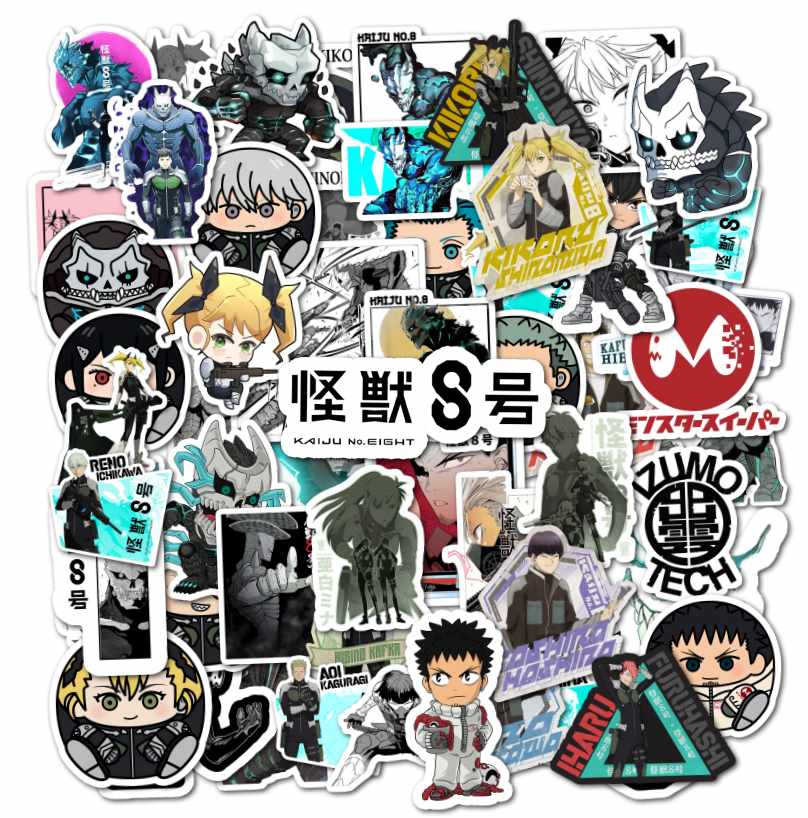 PACK 50 STICKERS KAIJU NRO 8 - 1
