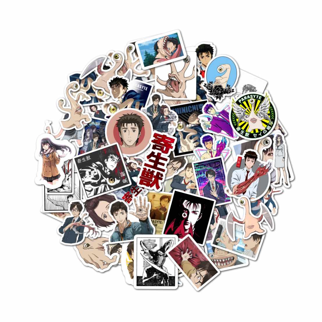 PACK 50 STICKERS PARASYTE THE MAXIM - 1