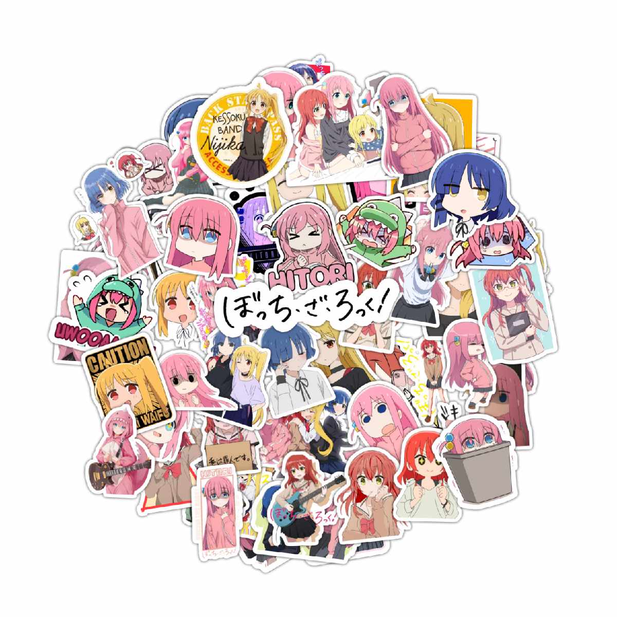 PACK 50 STICKERS BOCCHI THE ROCK - 1