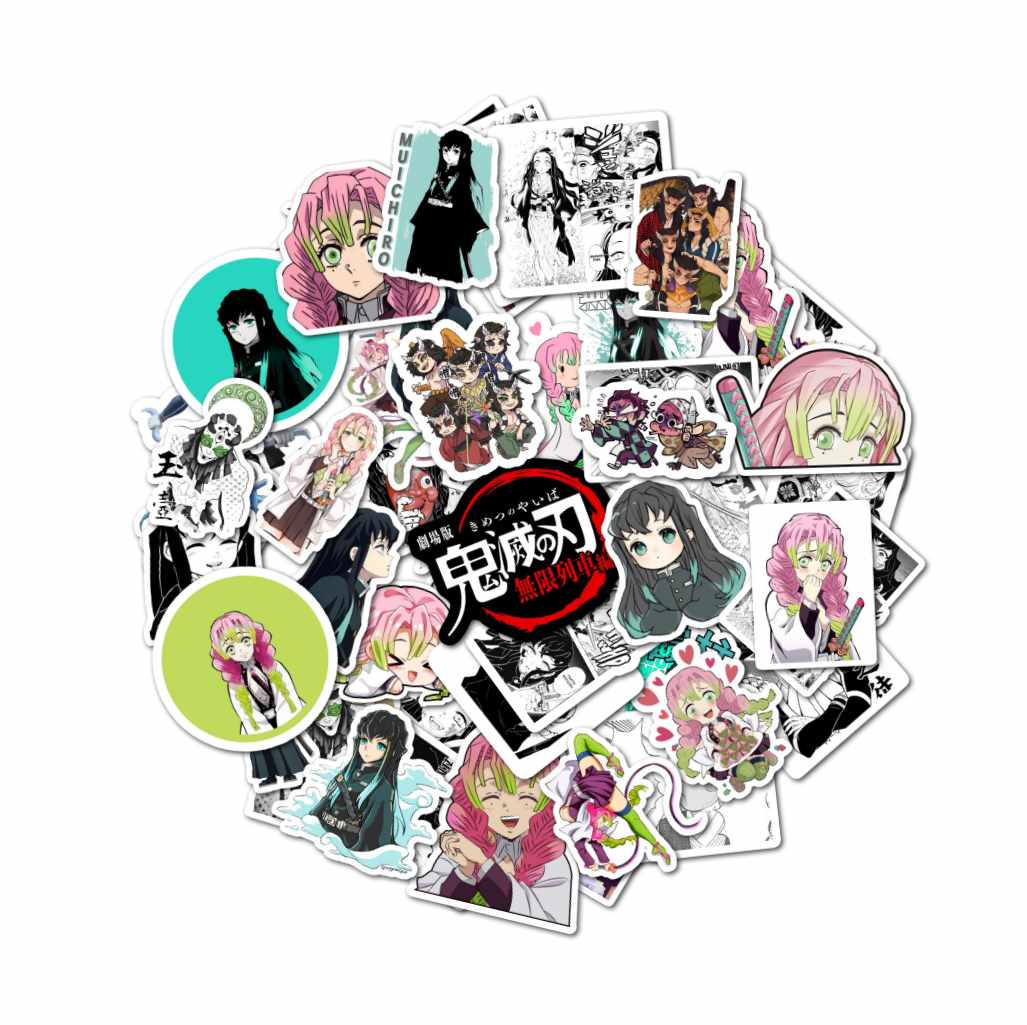 PACK 50 STICKERS KIMETSU NO YAIBA VILLA HERRERO - 1