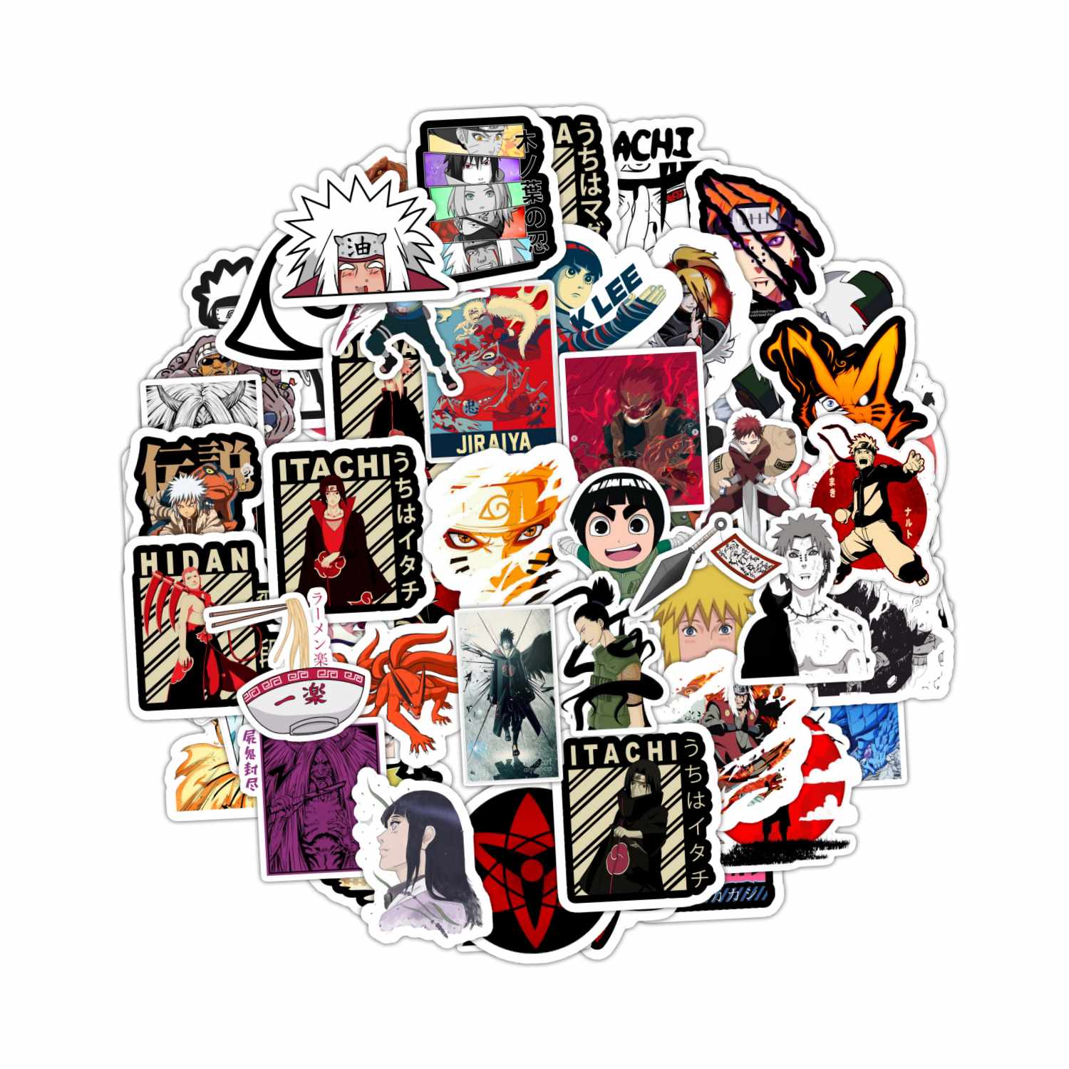 PACK 50 STICKERS NARUTO - 1
