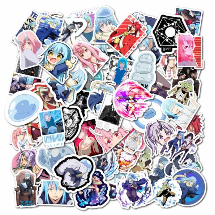 PACK 50 STICKERS TENSURA SLIME - 1