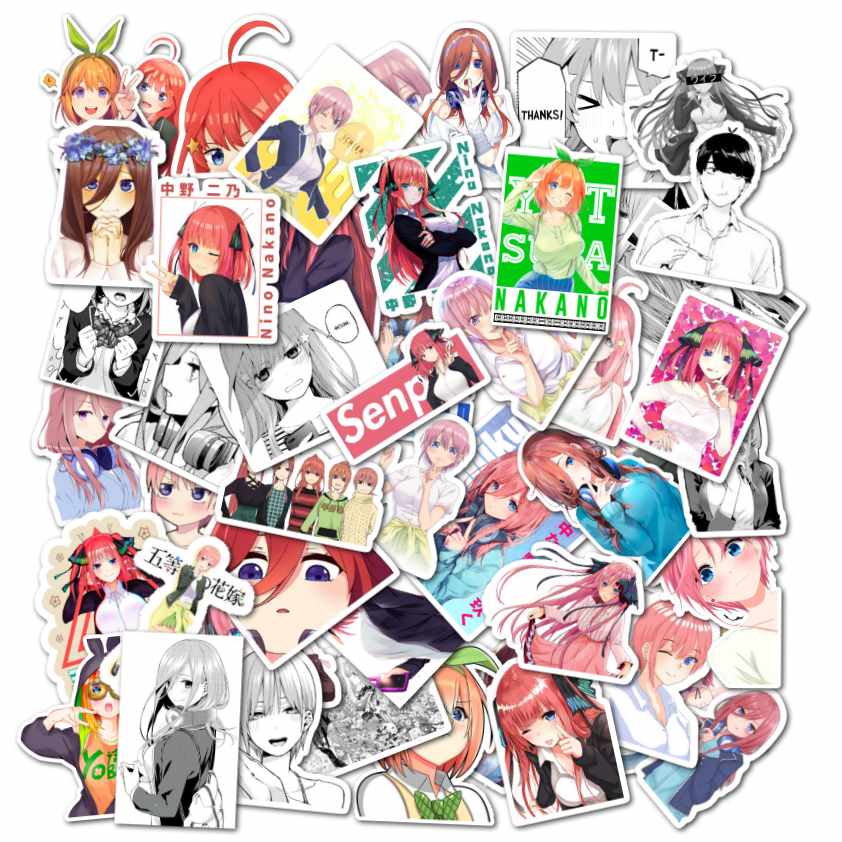 PACK 50 STICKERS GO-TOBUN NO HANAYOME - 1