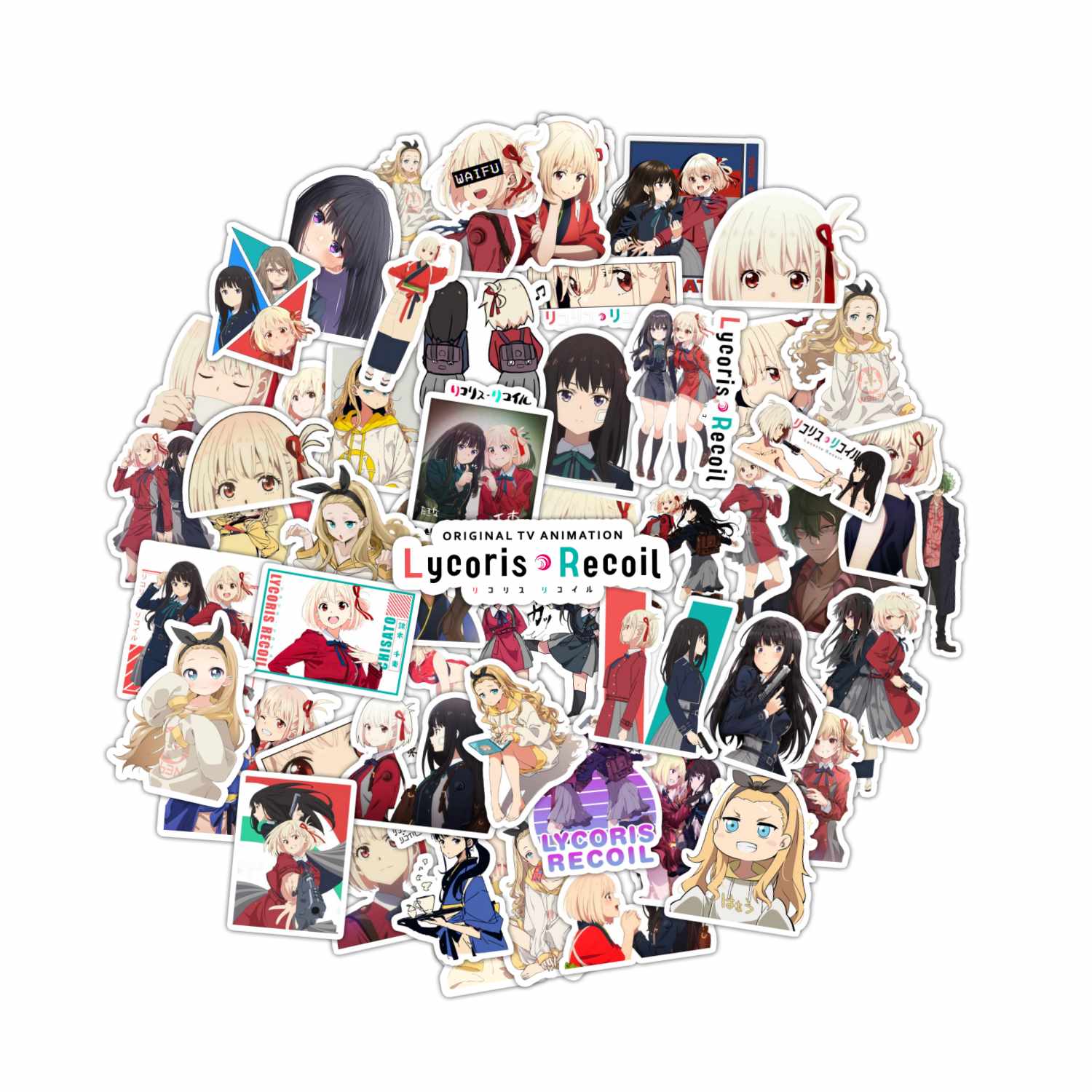 PACK 50 STICKERS LICORYS RECOIL - 1