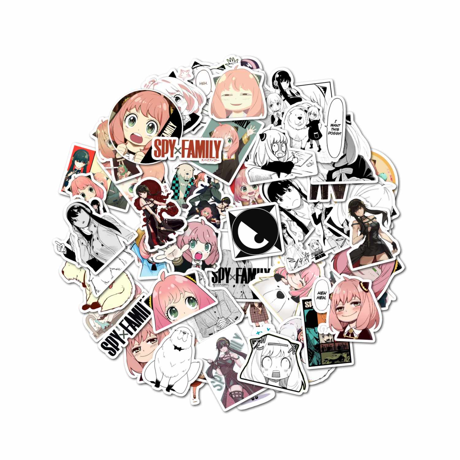 PACK 50 STICKERS SPY X FAMILY - 1