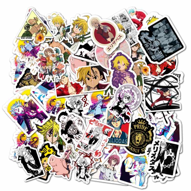 PACK 50 STICKERS NANATSU NO TAIZAI - 1