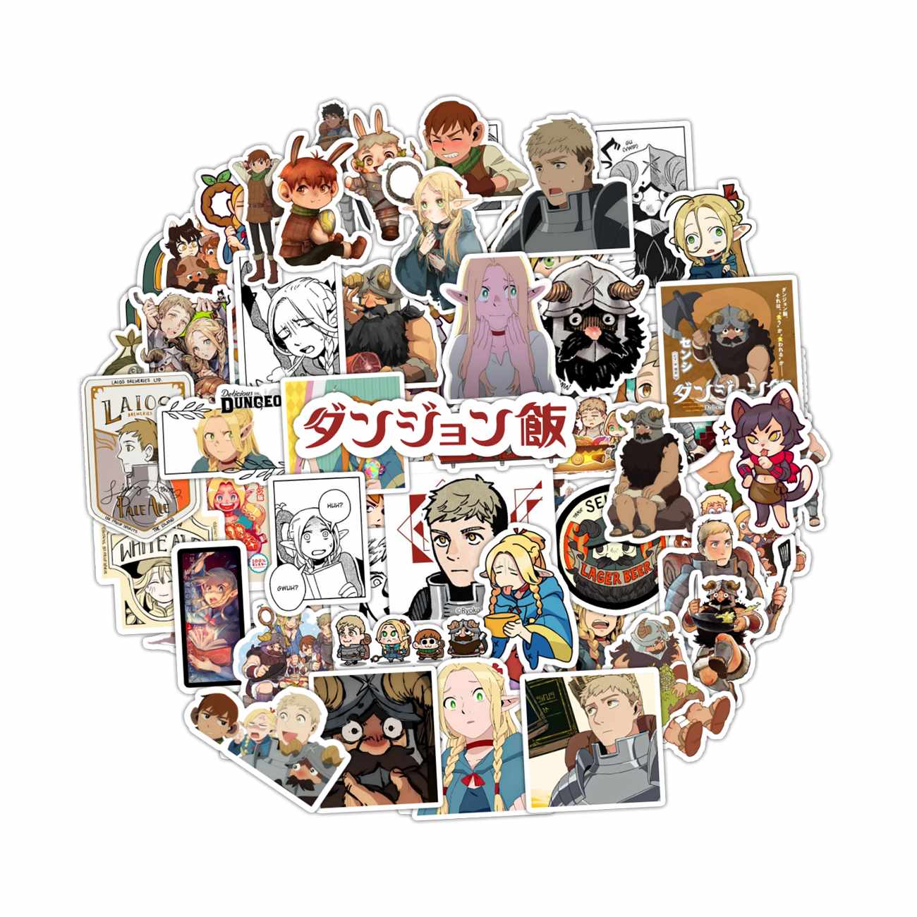 PACK 50 STICKERS DUNGEON MESHI - 1