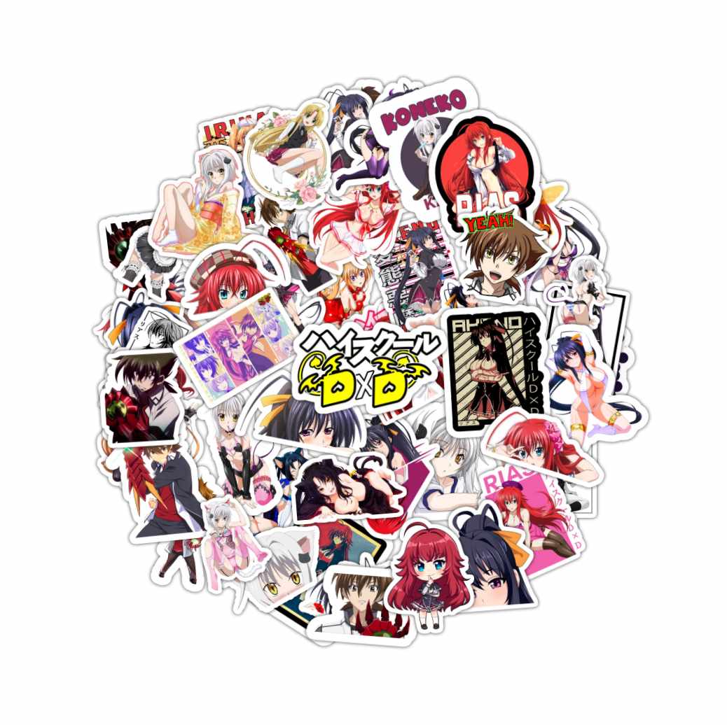PACK 50 STICKERS HIGH SCHOOL DXD - 1