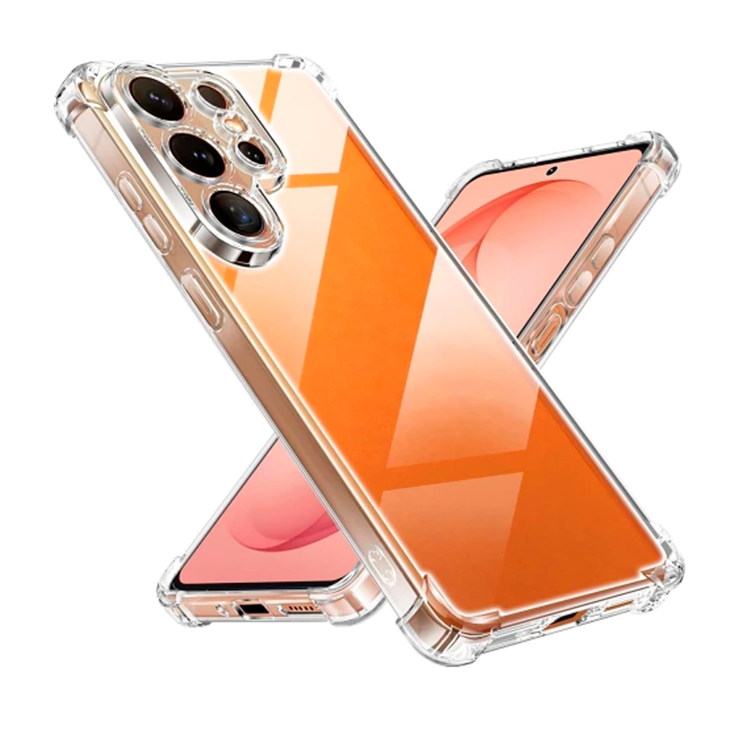 CASE FUNDA PROTECTOR SAMSUNG S26 ULTRA - TRANSPARENTE ANTISHOCK - 1