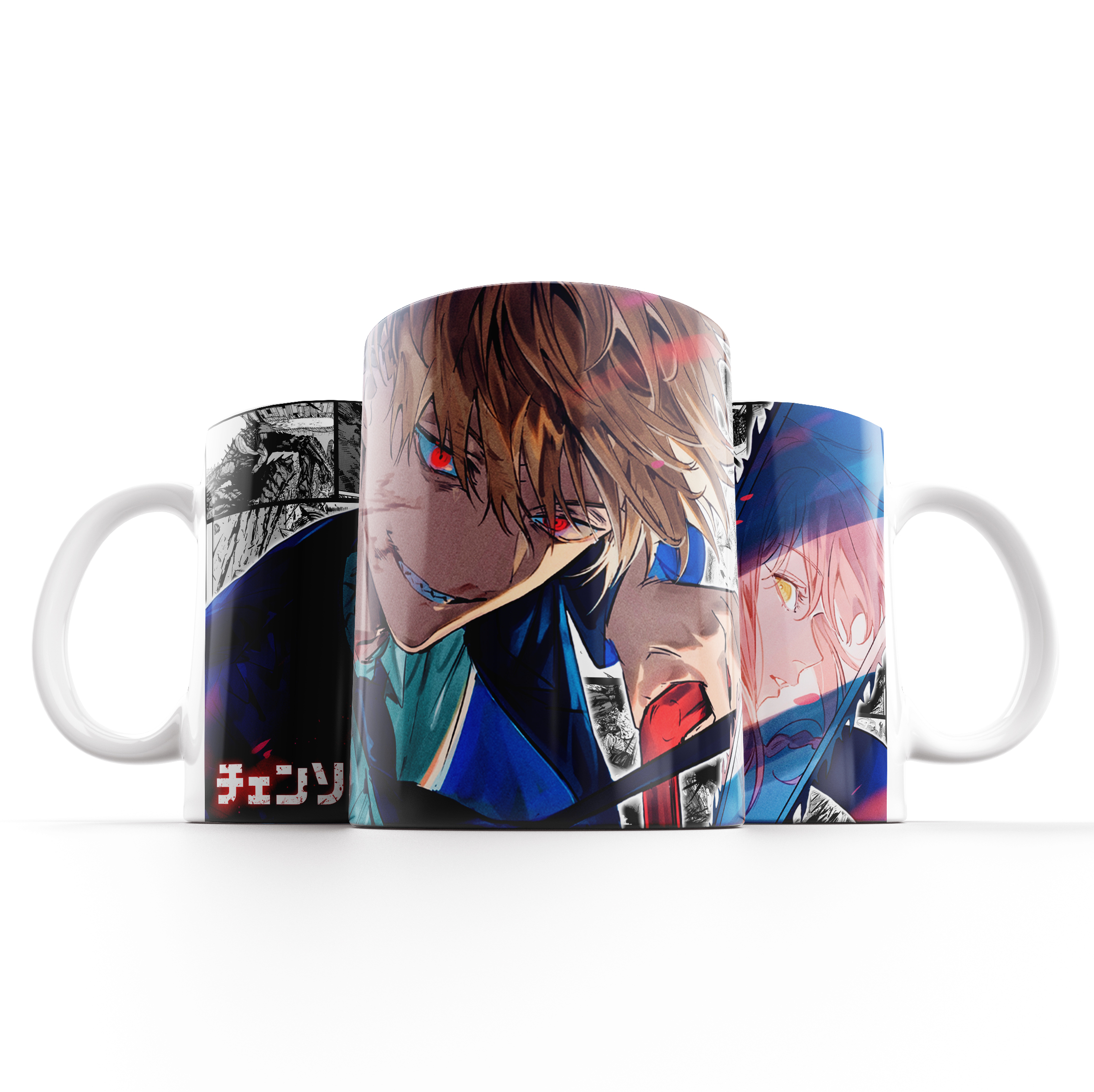 TAZA MUG 11OZ CERAMICA CHAINSAW MAN - 1
