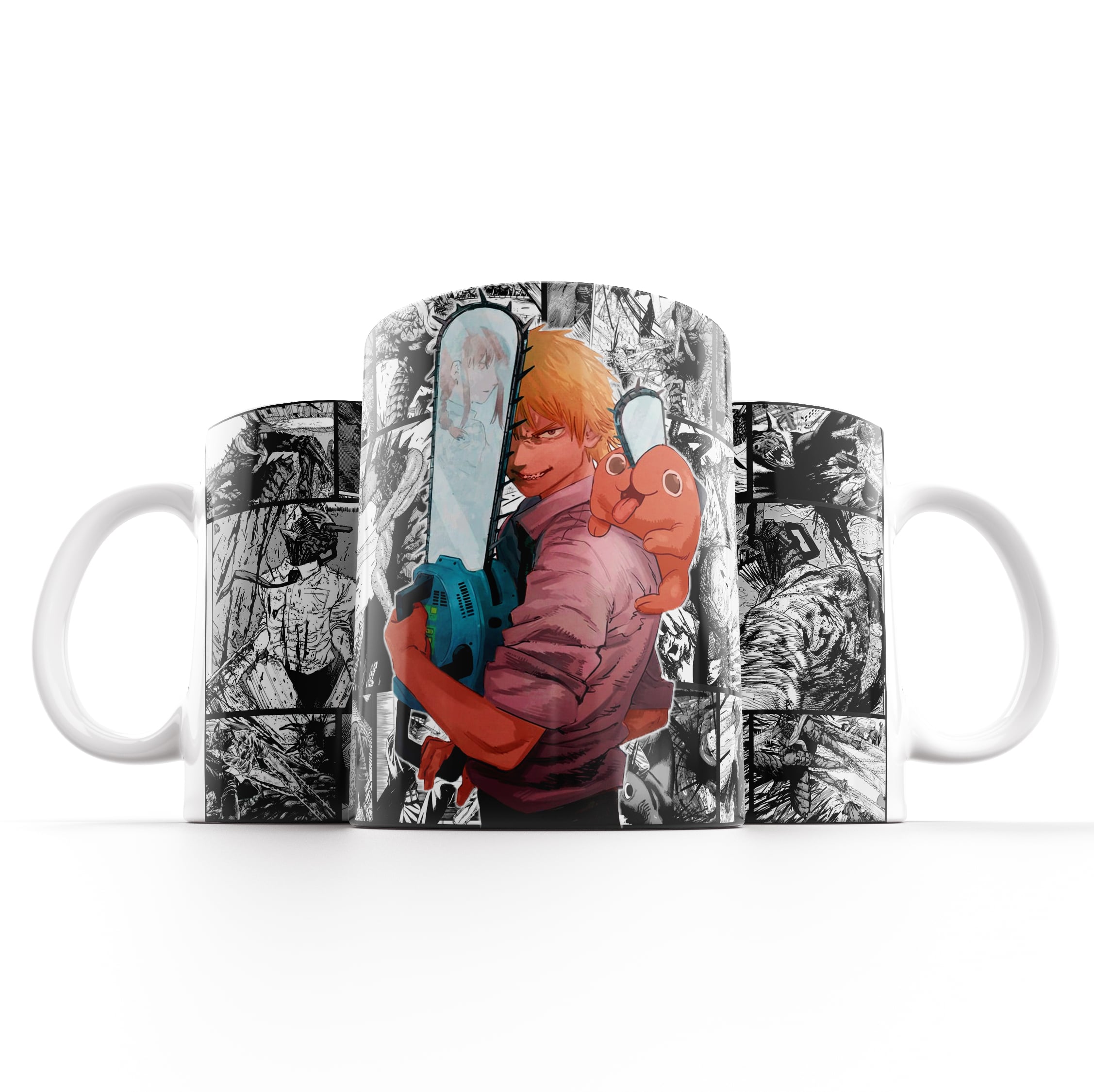 TAZA MUG 11OZ CERAMICA CHAINSAW MAN - 1