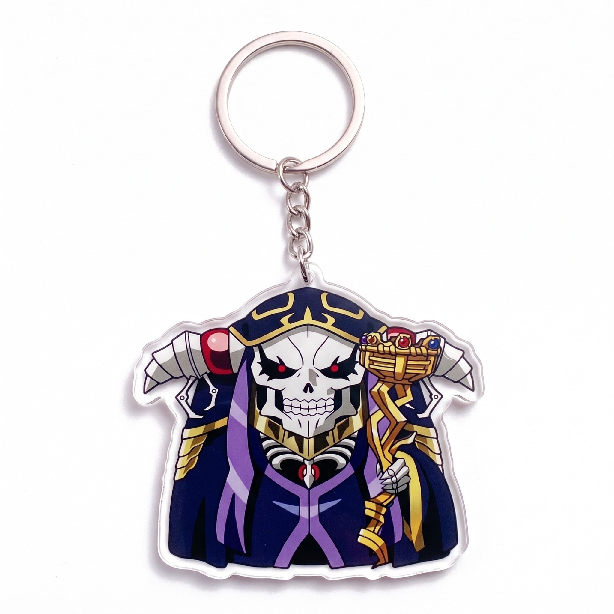 LLAVERO ACRILICO OVERLORD AINZ - 1