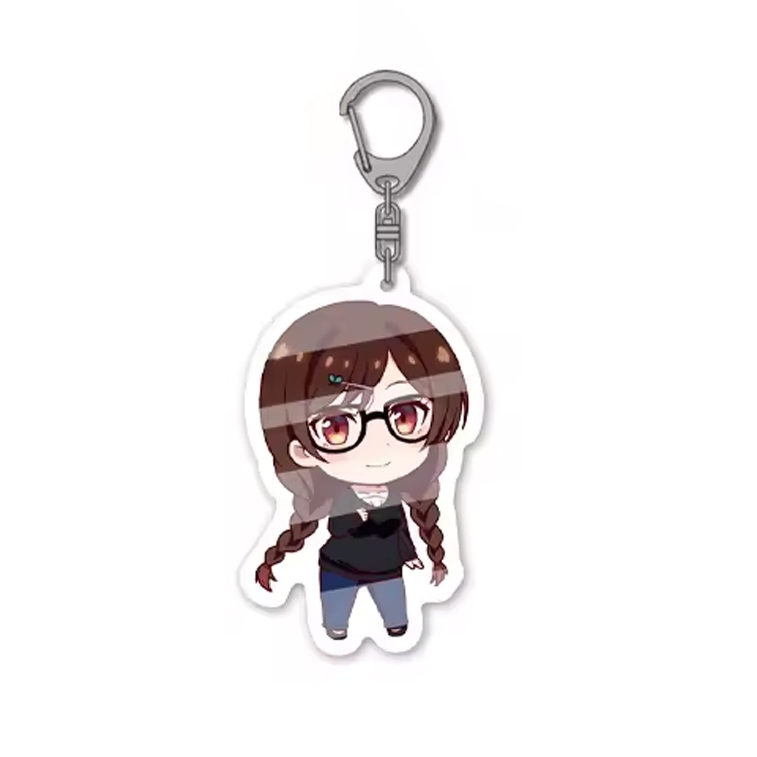LLAVERO ACRILICO RENT A GIRLFRIEND CHIZURU LENTES - 1