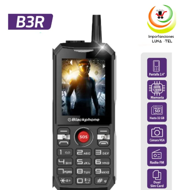 CELULAR BLACKPHONE B3R 3G - 1