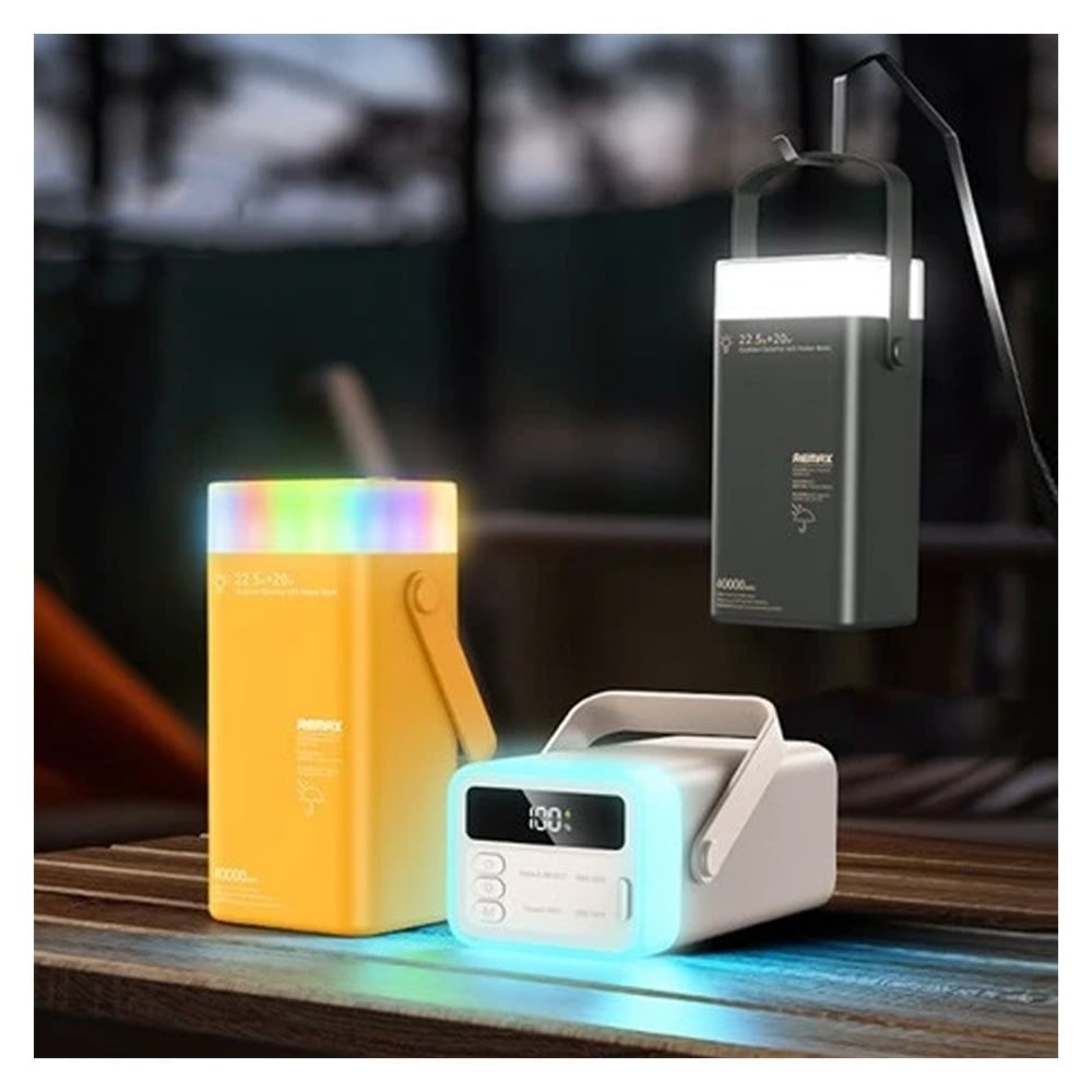 CARGADOR PORTÁTIL REMAX CON LUZ LED 40000MAH PD20W+QC22.5W - 2