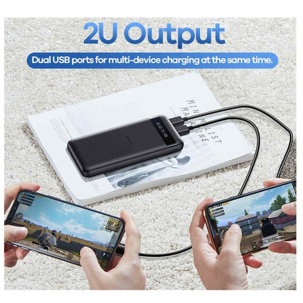 CARGADOR PORTÁTIL REMAX ULTRA SLIM 20000MAH 2.4A - 4