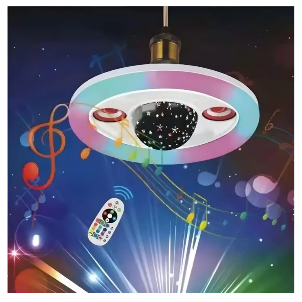 FOCO PARLANTE CON LUCES RGB DE 36W - 3
