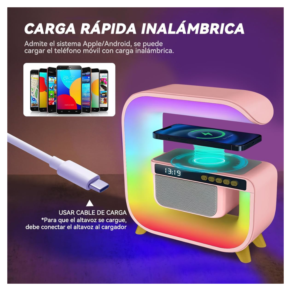 LAMPARA CON PARLANTE G3 6 EN 1 - 4