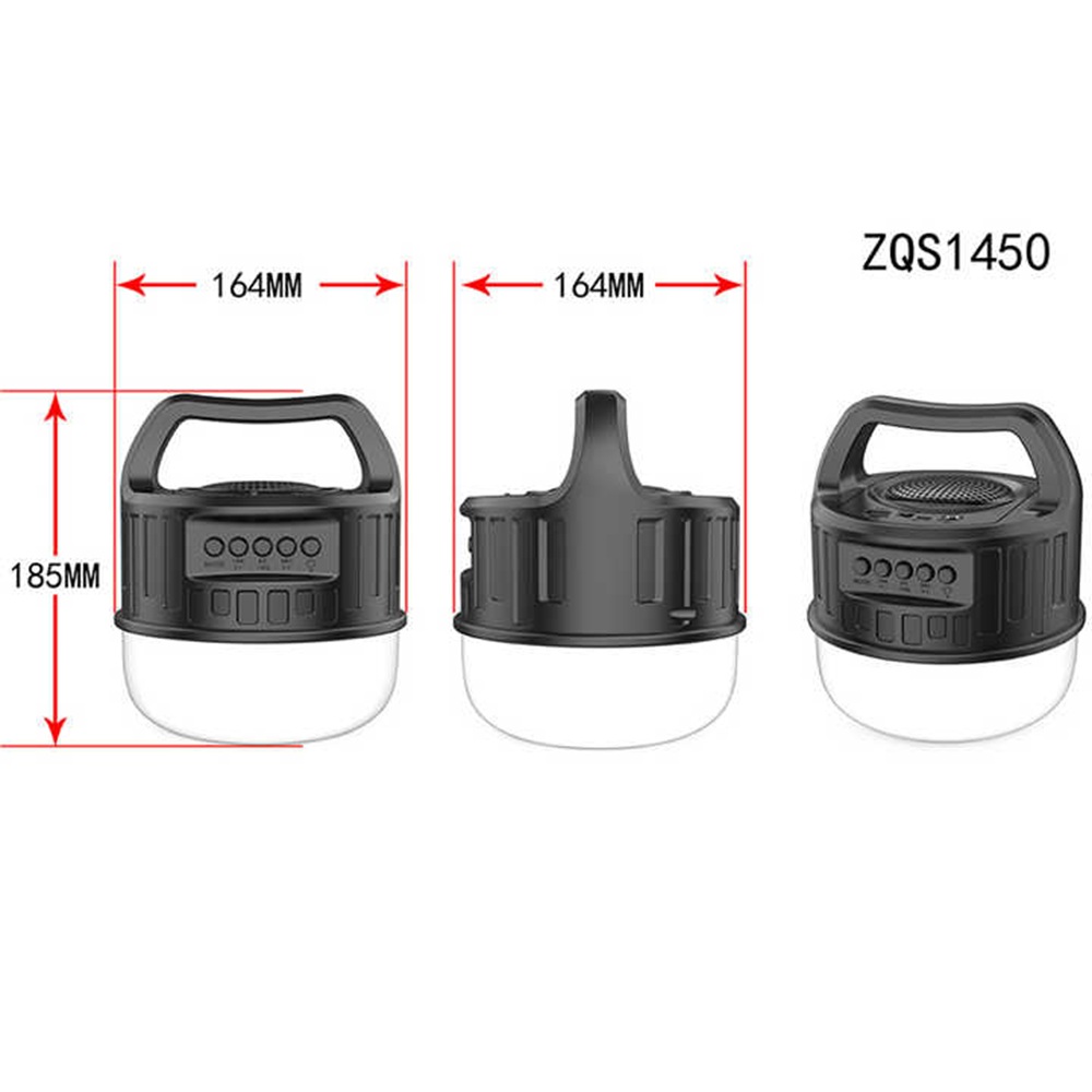 PARLANTE ZQS-1450 LÁMPARA PARLANTE PORTÁTIL - 2