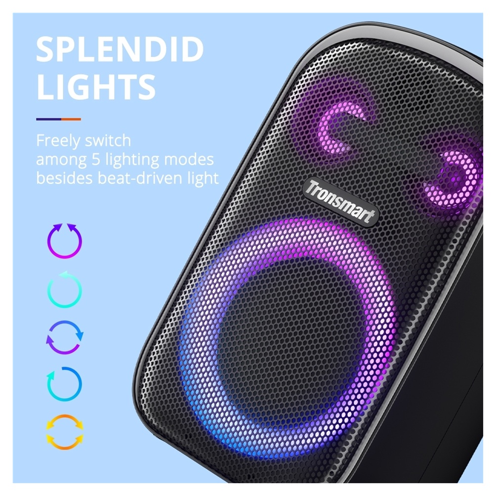 PARLANTE TRONSMART HALO 100 60W PORTABLE PARTY SPEAKER - 6