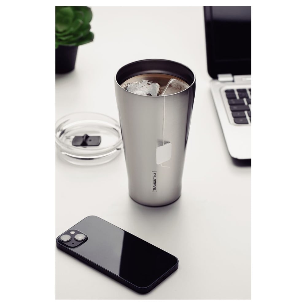 VASO TERMICO TRAMONTINA CON TAPA 550 ML - 2