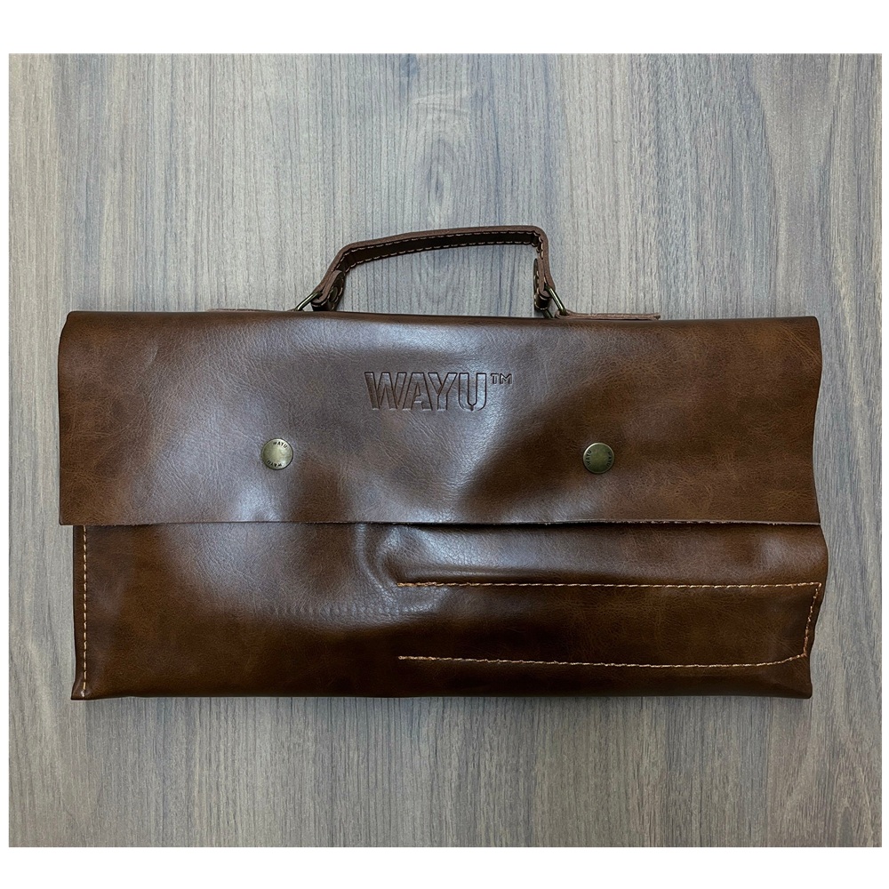 SET DE CUCHILLOS Y UTENSILIOS CUERO PREMIUM WAYU - 3
