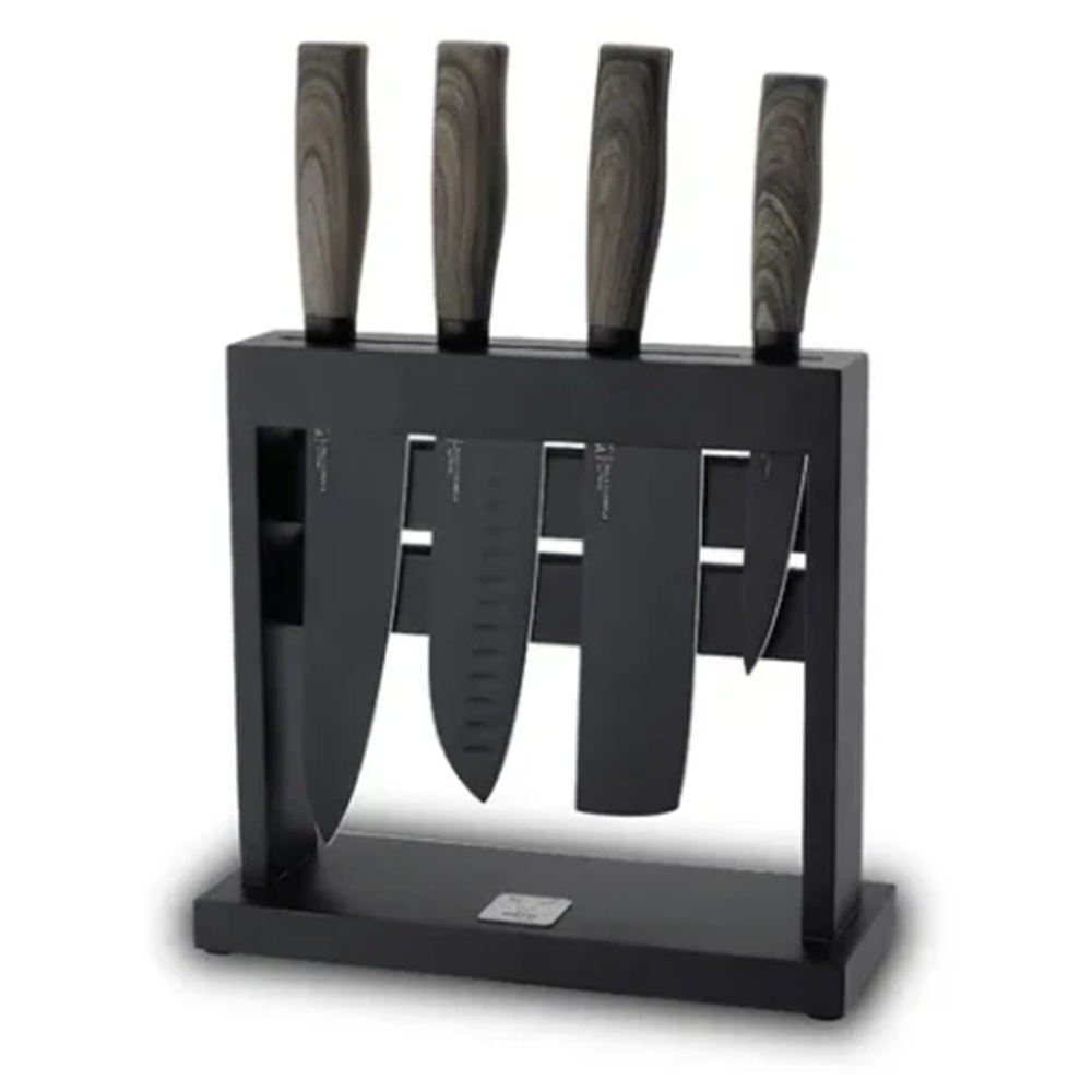 SET 4 CUCHILLOS CON SOPORTE WAYU - 1