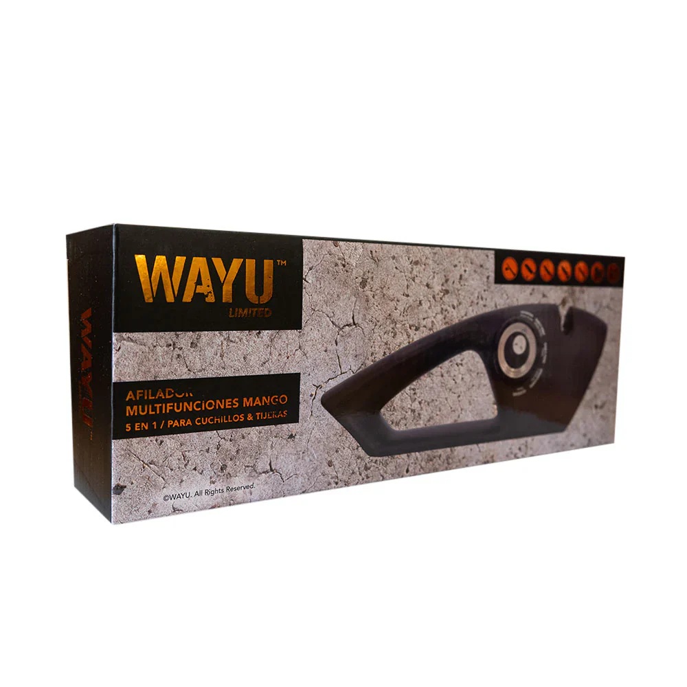AFILADOR PARA CUCHILLOS Y TIJERAS MULTIFUNCIONES 5 EN 1 WAYU - 2