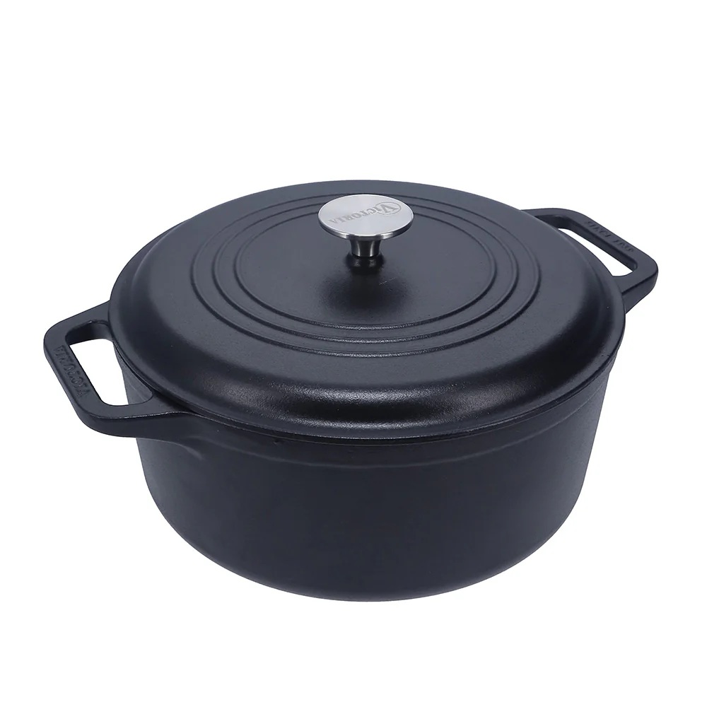 OLLA HORNO HOLANDES VICTORIA DE HIERRO FUNDIDO 3.8 LT - 1