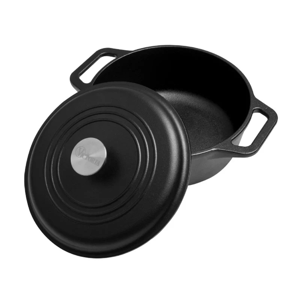 OLLA HORNO HOLANDES VICTORIA DE HIERRO FUNDIDO 3.8 LT - 6