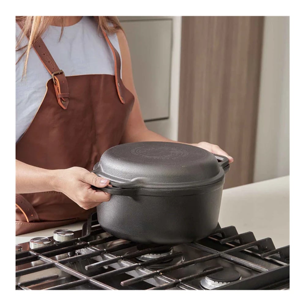 OLLA COOKER MULTIUSO VICTORIA DE HIERRO FUNDIDO 5.7 LT - 3