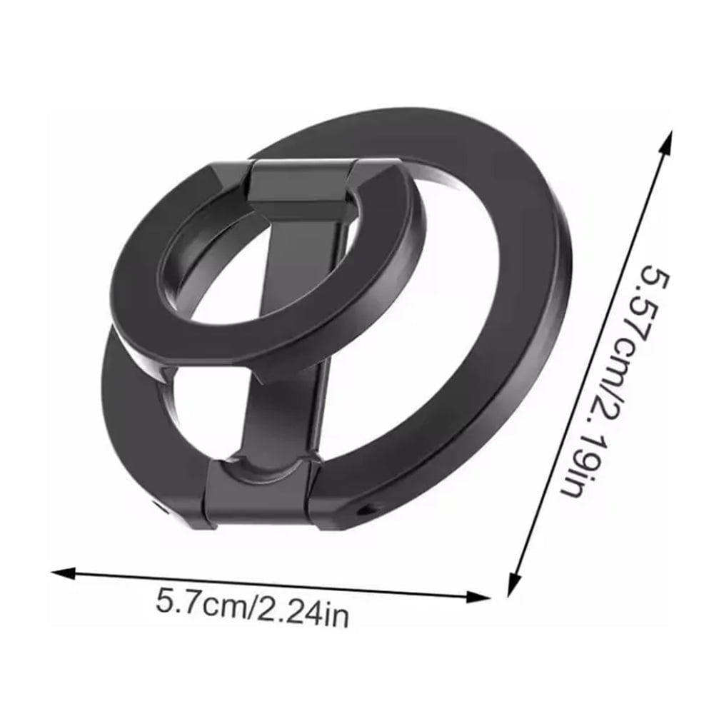 SOPORTE MAGNETICO CON MAGSAFE PARA CELULAR IPHONE O PARA SAMSUNG COLOR NEGRO - 4