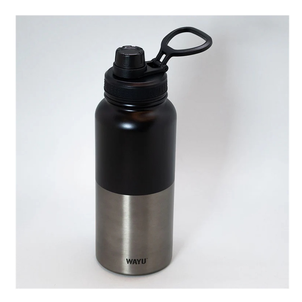 BOTELLA TOMATODO DE 1 LT ACERO INOXIDABLE INSULADA BLACK WAYU - 4