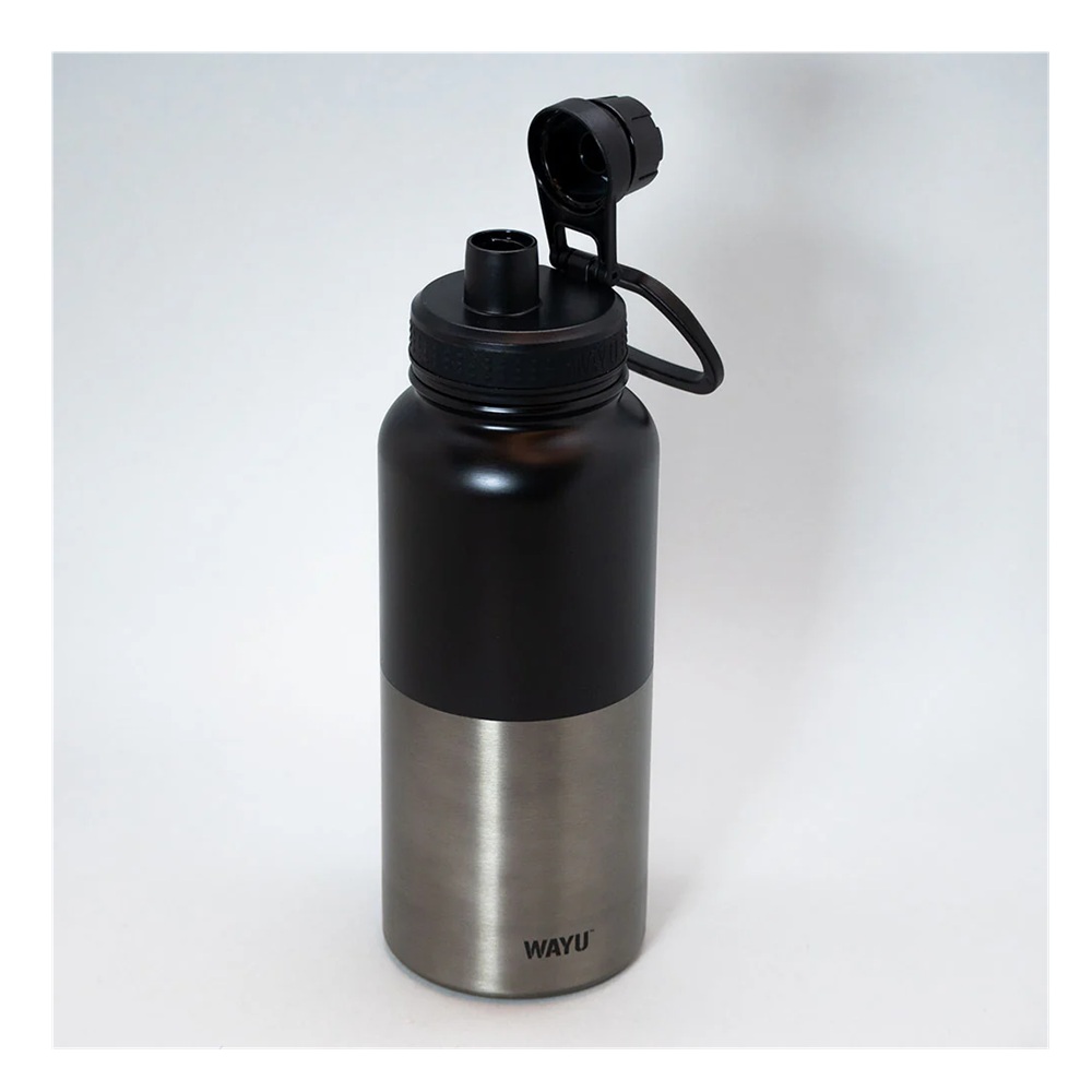 BOTELLA TOMATODO DE 1 LT ACERO INOXIDABLE INSULADA BLACK WAYU - 4