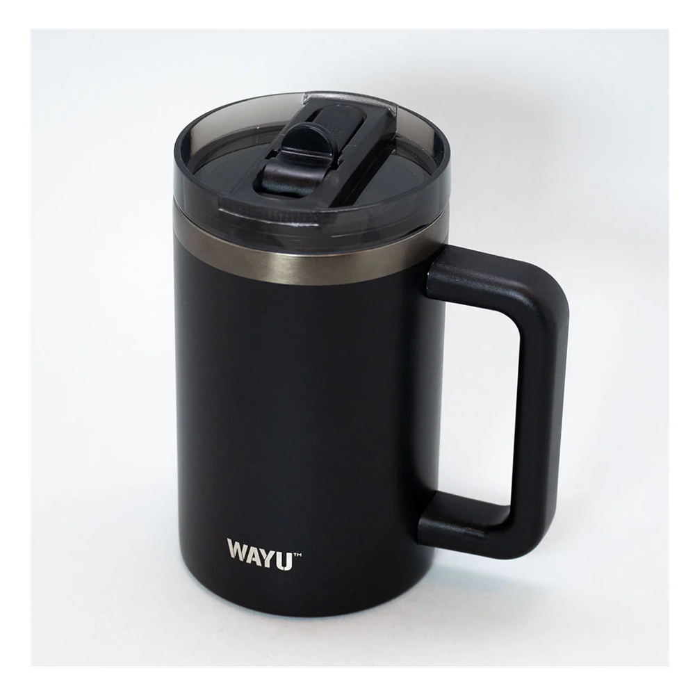 MUG TAZA 650 ML INSULADA BLACK MATTE WAYU - 3