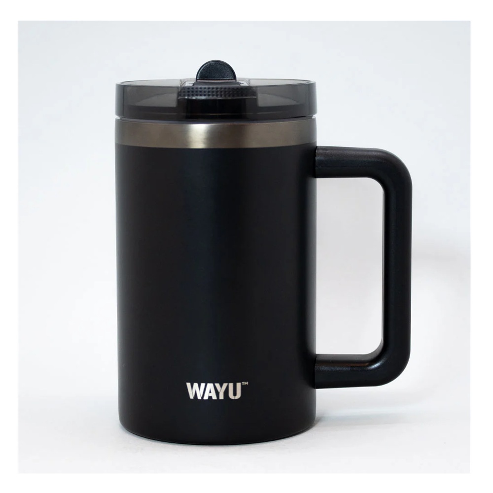 MUG TAZA 650 ML INSULADA BLACK MATTE WAYU - 4