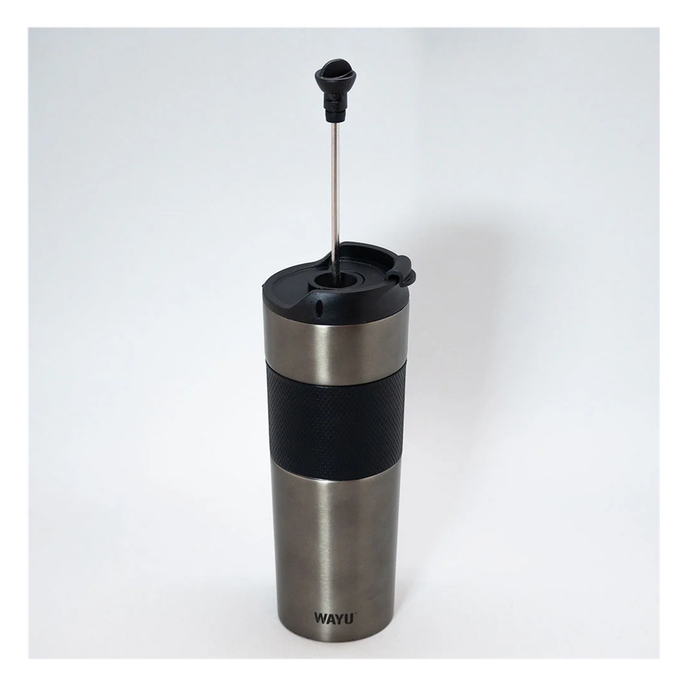 MUG VASO PRENSA BLACK 450 ML WAYU - 3