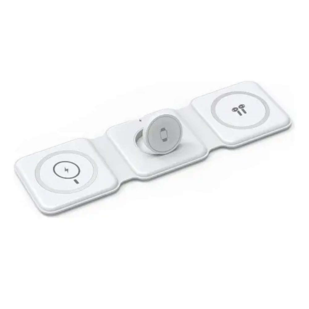 WIWU M6 CARGADOR INALAMBRICO MAGNETICO 3 EN 1 PLEGABLE - 2