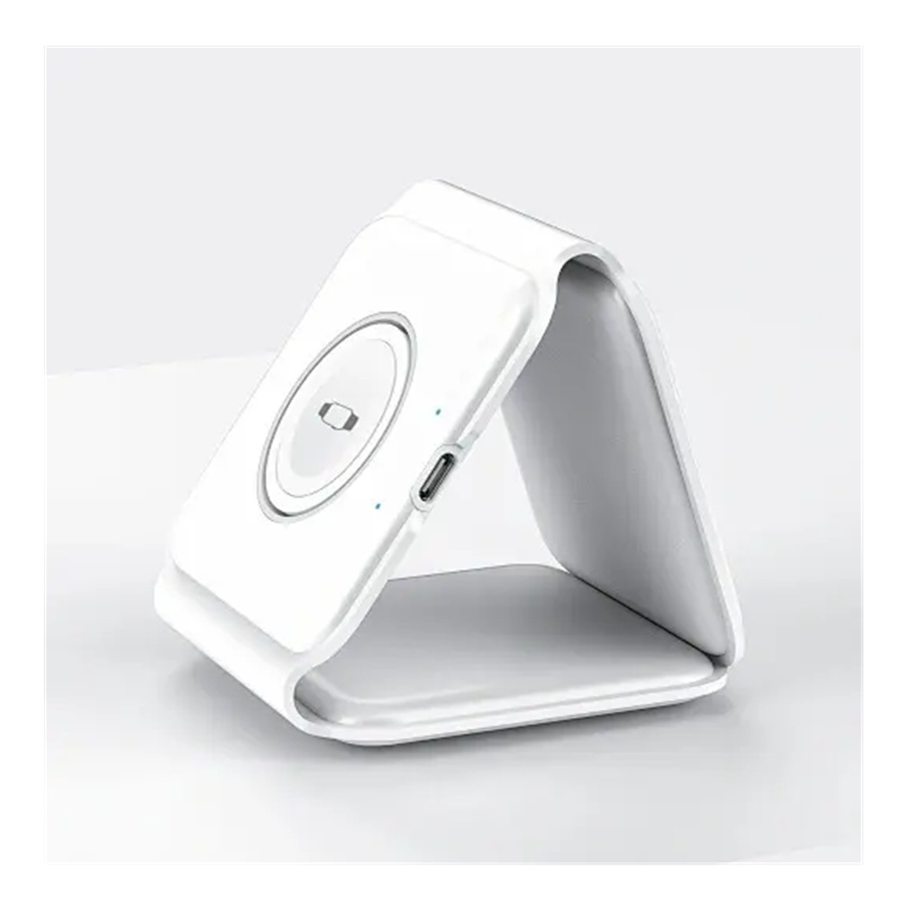 WIWU M6 CARGADOR INALAMBRICO MAGNETICO 3 EN 1 PLEGABLE - 4