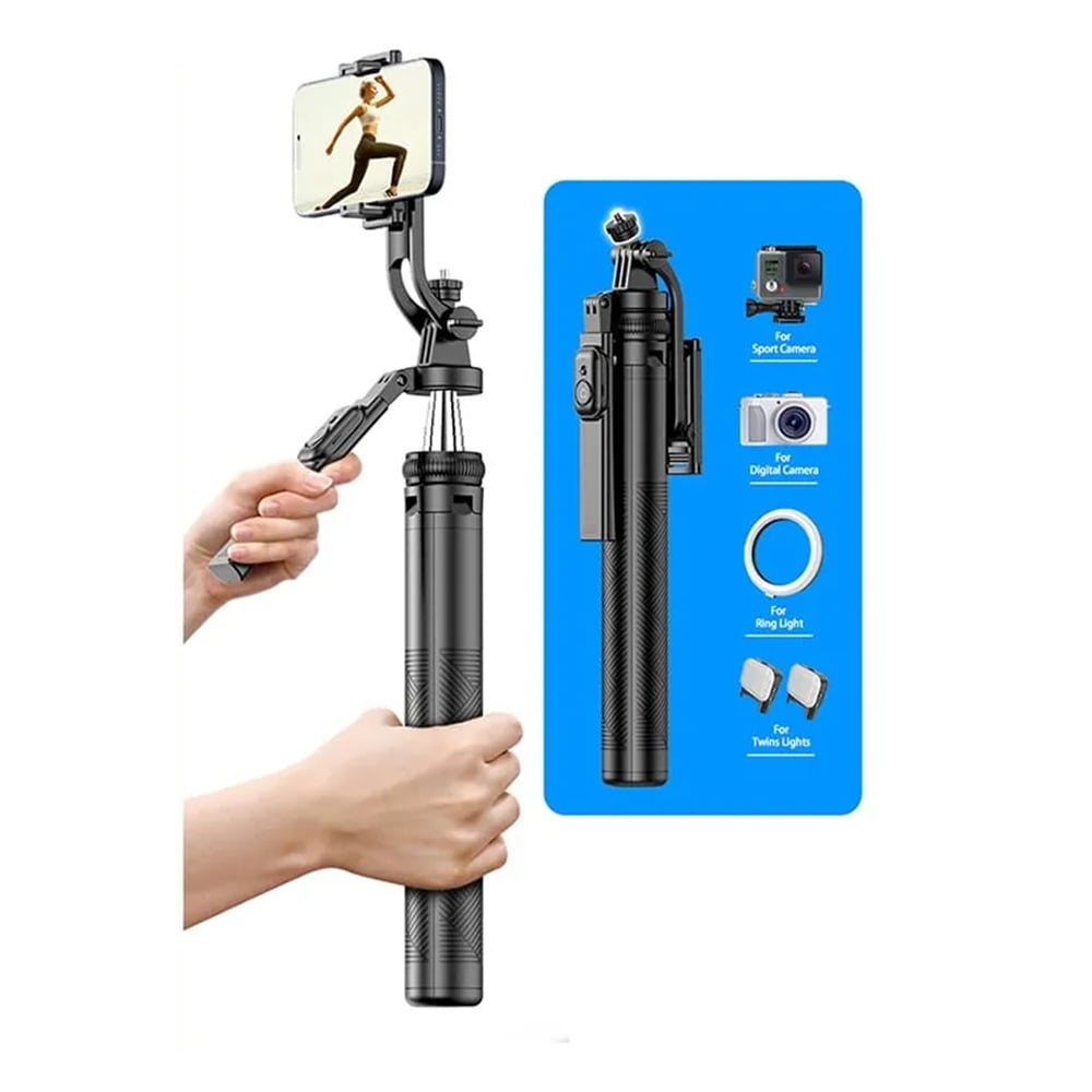 TRIPODE PALO SELFIE STICK MY MOBILE C19 NEGRO - 1