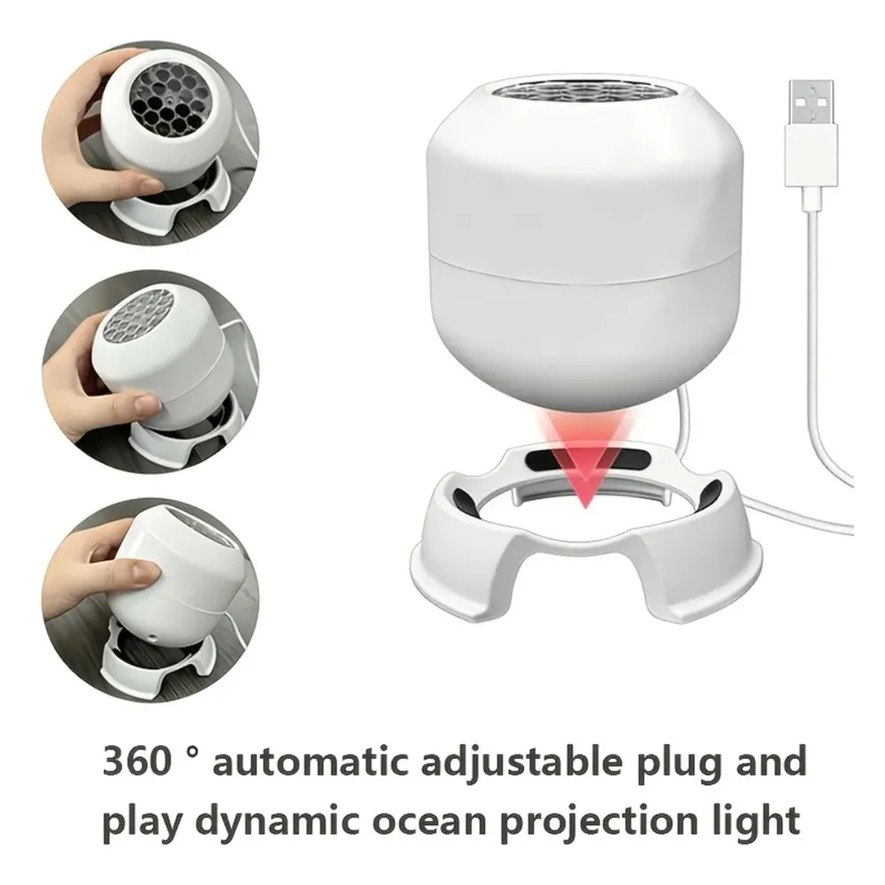 PROYECTOR LED DE CIELO ESTRELLADO Y OCEANO PARA DORMITORIO - 4