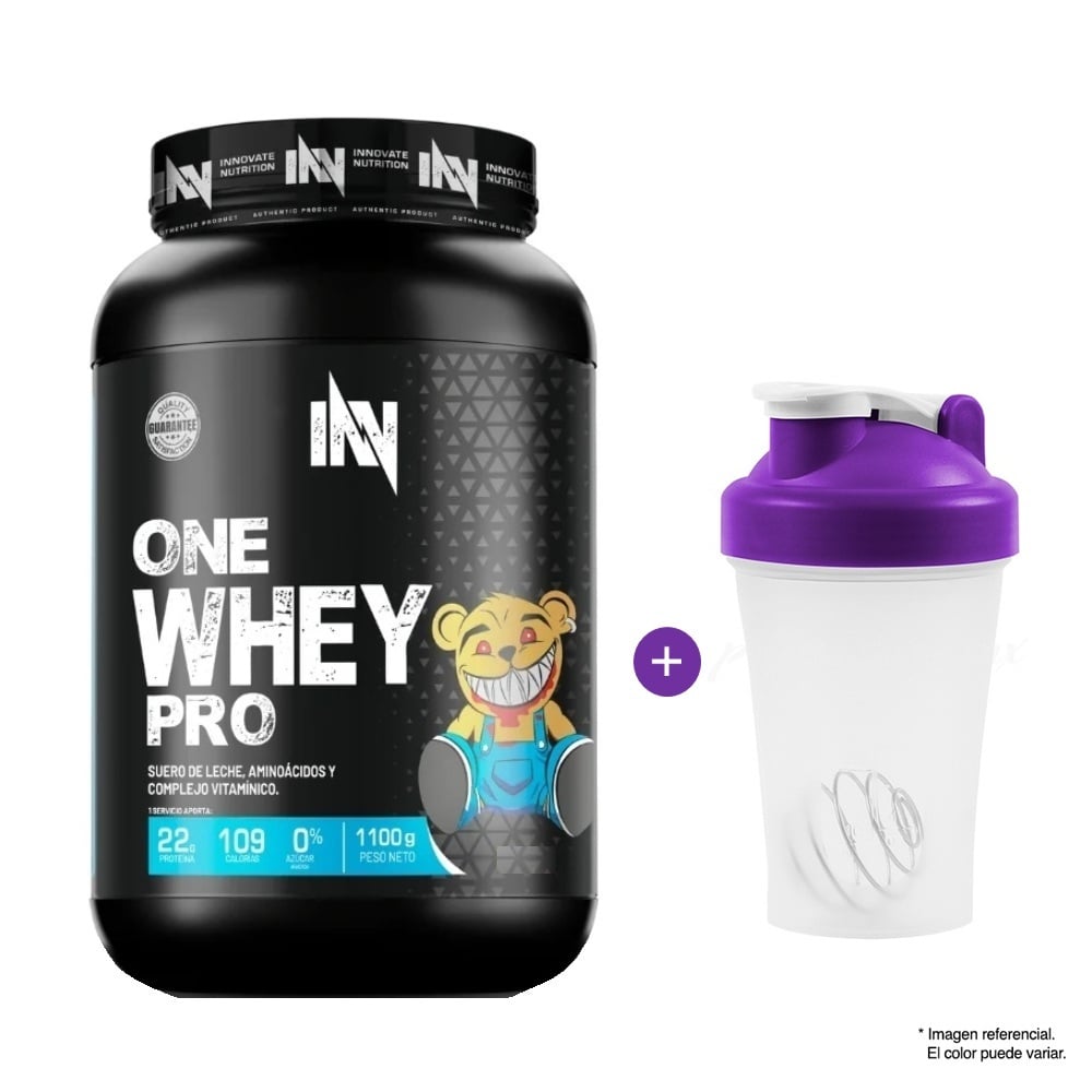 INN ONE WHEY PRO 1.1 KILOS VAINILLA + SHAKER - 1