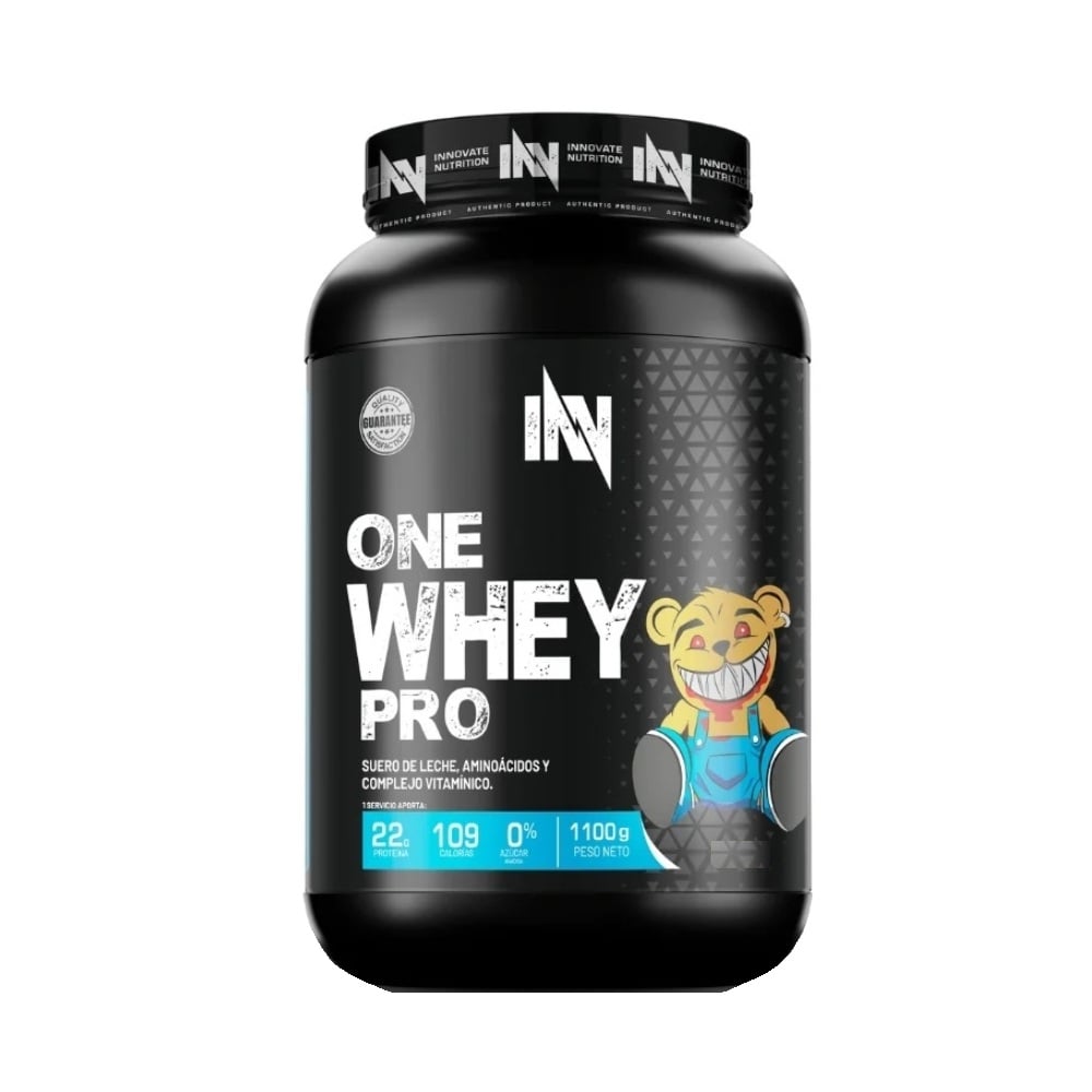 PROTEÍNA INN ONE WHEY PRO 1.1 KG CHOCOLATE + SHAKER - 2